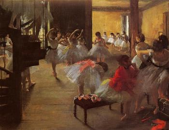 Edgar Degas : The Dance Class II